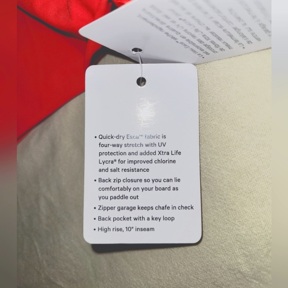 NWT lululemon shorts 10" - Picture 4 of 4